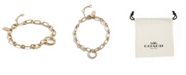COACH Women's Signature Link Bracelet